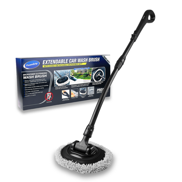 FoamGrip Pro Uitschuifbare Microvezel Autowasborstel