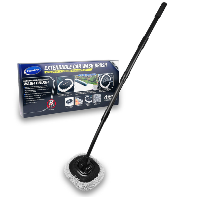 FoamGrip Maxi Uitschuifbare Microvezel Autowasborstel