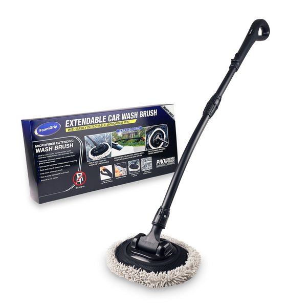 FoamGrip Pro Uitschuifbare Microvezel Autowasborstel