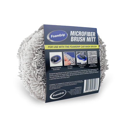 FoamGrip Microvezel Borstelhoezen Blauw (3pack)