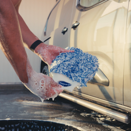 FoamGrip Microvezel Wash Mitt Blauw