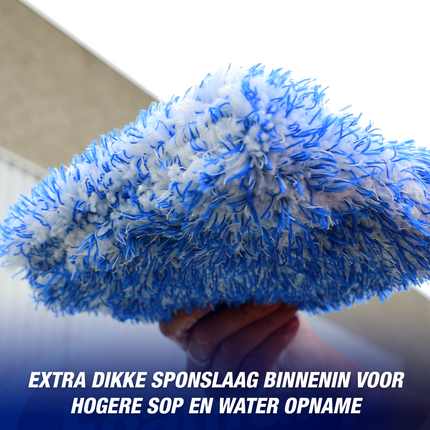 FoamGrip Microvezel Wash Mitt Zwart