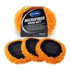 FoamGrip Microvezel Borstelhoezen Oranje (3pack)