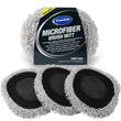 FoamGrip Microvezel Borstelhoezen Zwart (3pack)