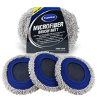 FoamGrip Microvezel Borstelhoezen Blauw (3pack)