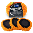 FoamGrip Microvezel Borstelhoezen Oranje (3pack)