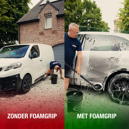 FoamGrip Pro Uitschuifbare Microvezel Autowasborstel
