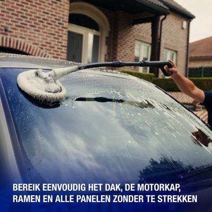 FoamGrip Pro Uitschuifbare Microvezel Autowasborstel