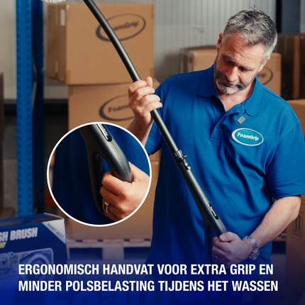 FoamGrip Pro Uitschuifbare Microvezel Autowasborstel