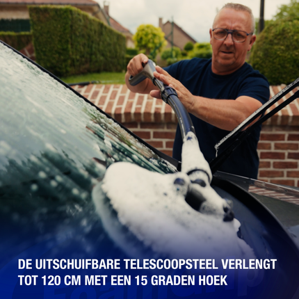 FoamGrip Pro Uitschuifbare Microvezel Autowasborstel