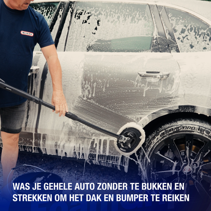 FoamGrip Pro Uitschuifbare Microvezel Autowasborstel